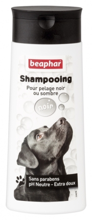 beaphar shampoing bulles chiens noirs pelage sombre